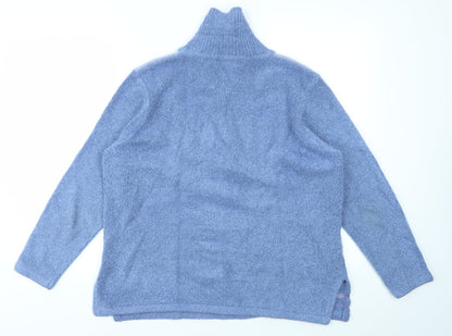 ANN MCARTNEY Womens Blue   Pullover Jumper Size XL