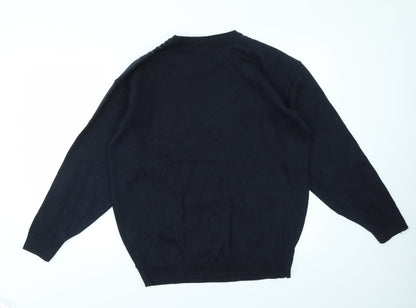 CARSON  Mens Blue   Pullover Sweatshirt Size L