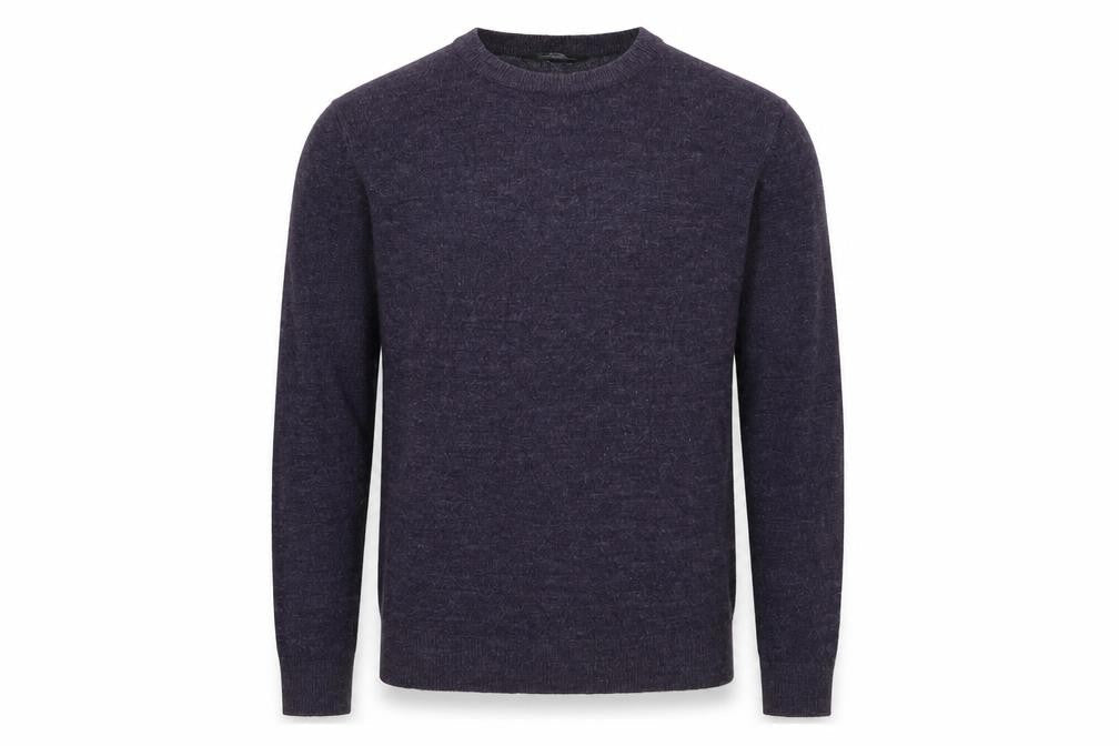 Cedarwood State Mens Purple Houndstooth Pullover Sweatshirt Size XS