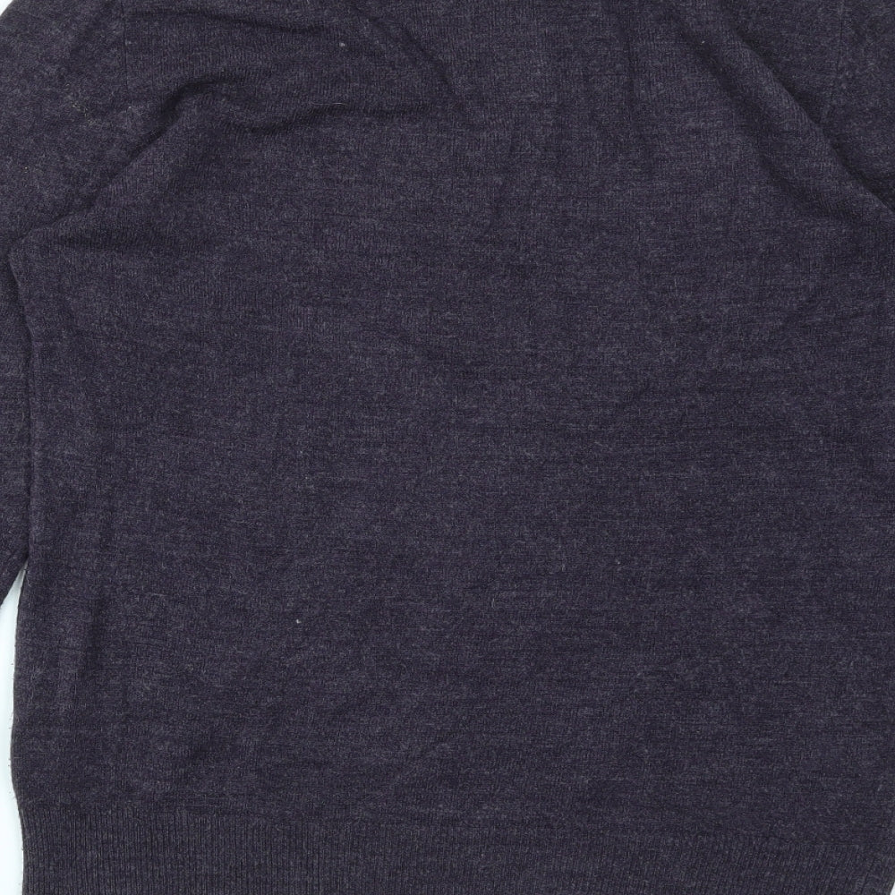 Mens UK Size XS Cedar Wood State Purple Pullover Sweatshirt