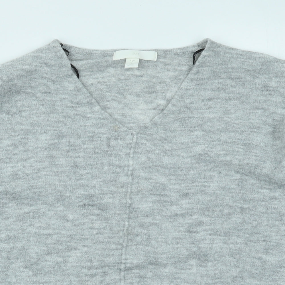 Womens UK Size S H&M Grey Pullover Jumper