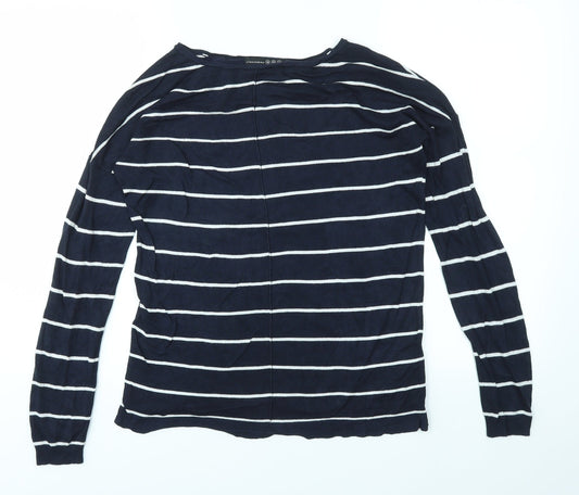 Primark Womens Multicoloured Striped  Pullover Jumper Size 10