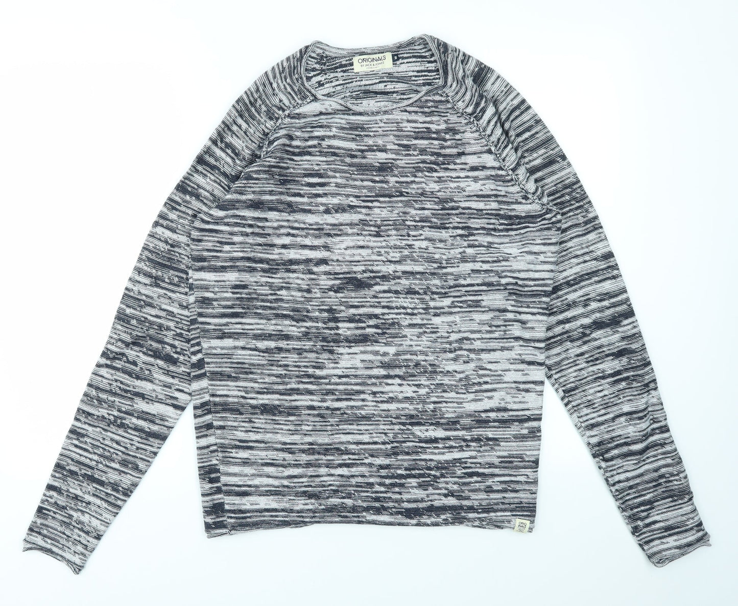 Orignals Mens Blue   Pullover Sweatshirt Size M