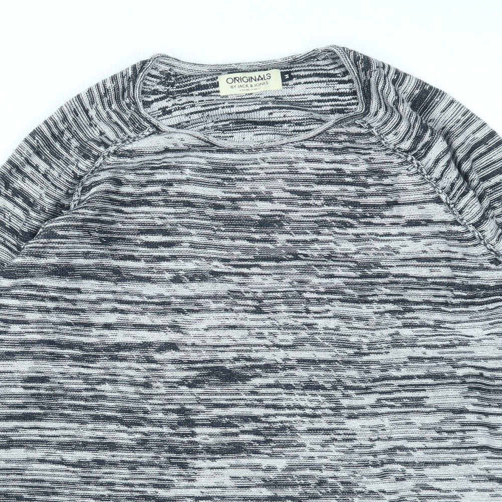 Orignals Mens Blue   Pullover Sweatshirt Size M