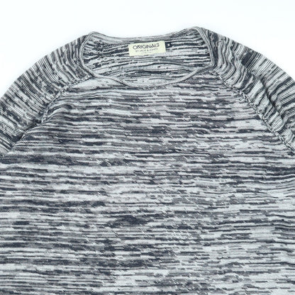 Orignals Mens Blue   Pullover Sweatshirt Size M