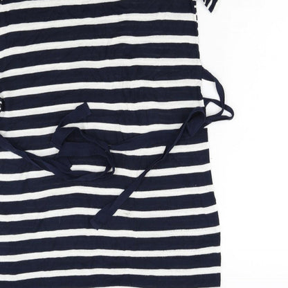 NEXT Womens Blue Striped Knit Jumper Dress  Size 10