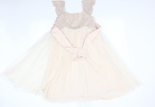 Monsoon Womens Pink   Fit & Flare  Size 10