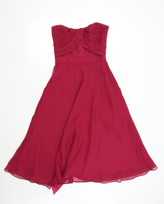 Definitions Womens Pink   Fit & Flare  Size 10