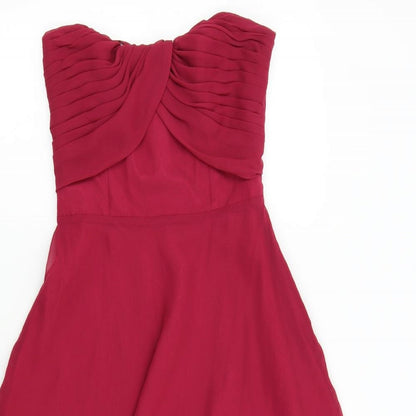 Definitions Womens Pink   Fit & Flare  Size 10