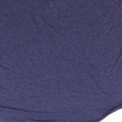 Matalan Womens Blue Solid  Top Pyjama Top Size L