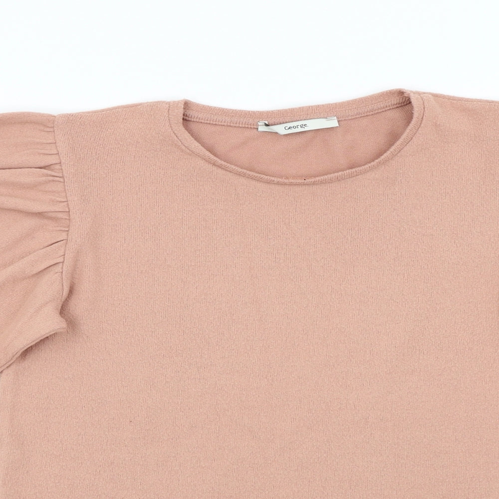 George Womens Pink   Pullover Jumper Size S