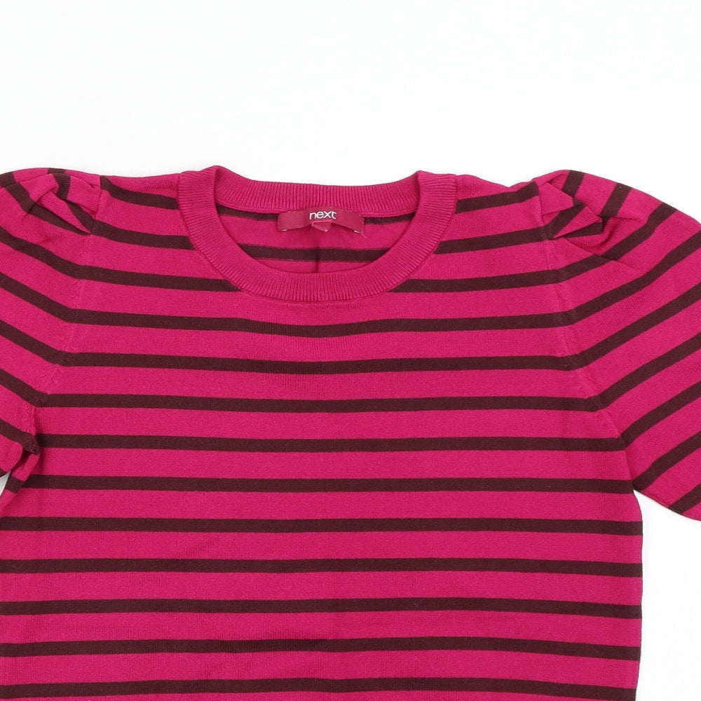Womens UK Size 8 NEXT Pink Pullover Jumper