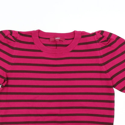 Womens UK Size 8 NEXT Pink Pullover Jumper
