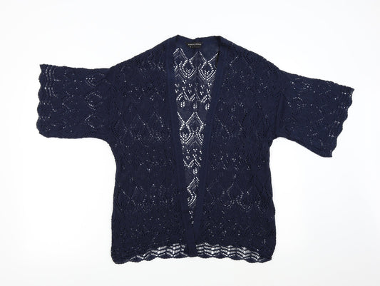 Womens UK Size S Dorothy Perkins Blue Cardigan Jumper