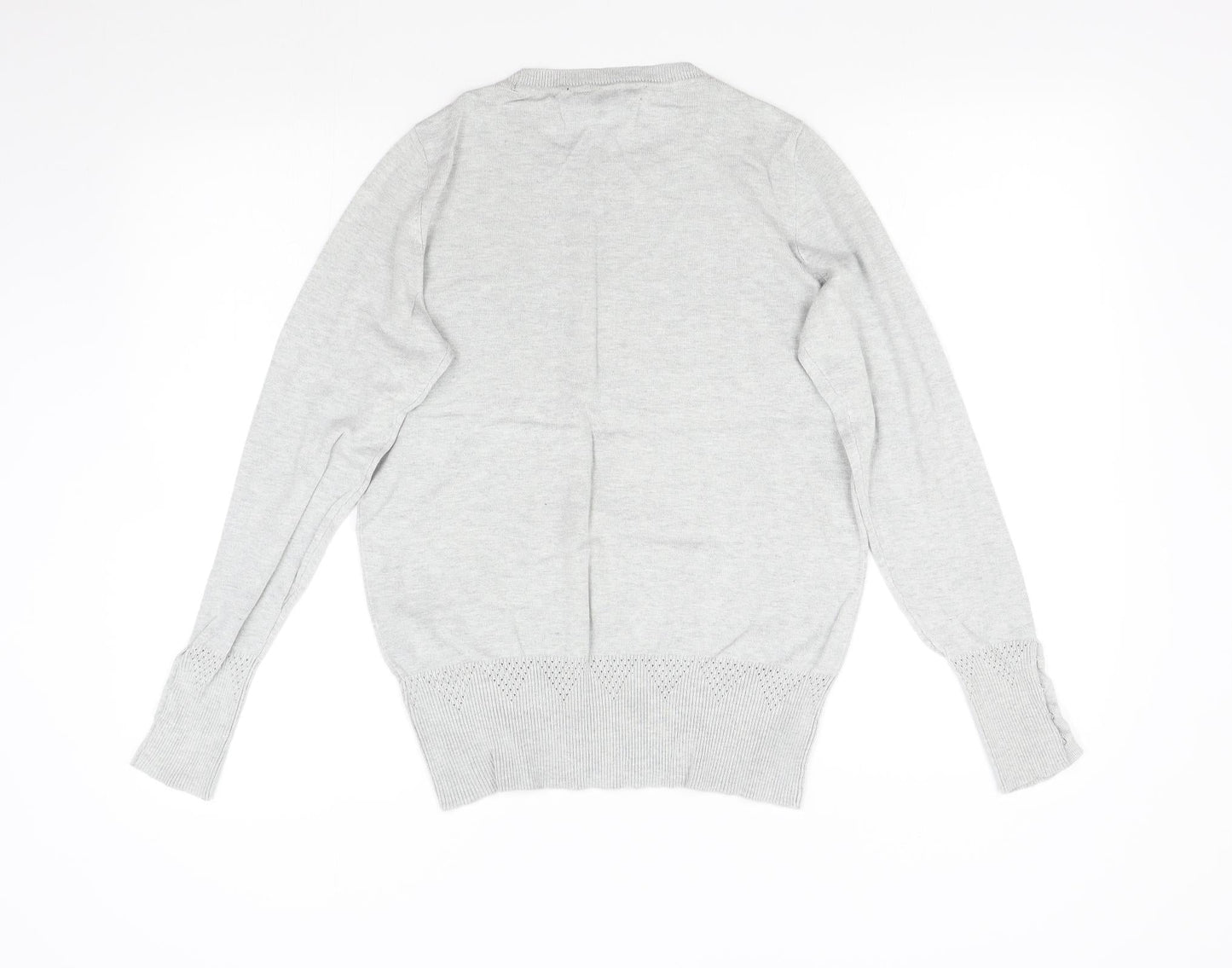 Womens UK Size 10 Dorothy Perkins Grey Pullover Jumper