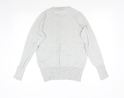 Womens UK Size 10 Dorothy Perkins Grey Pullover Jumper