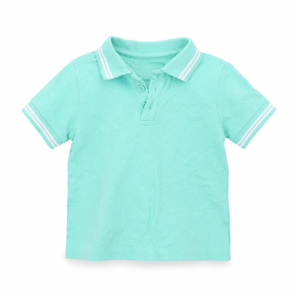 Mini Club Boys Green   Basic Polo Size 18-24 Months