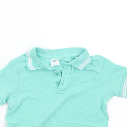 Mini Club Boys Green   Basic Polo Size 18-24 Months