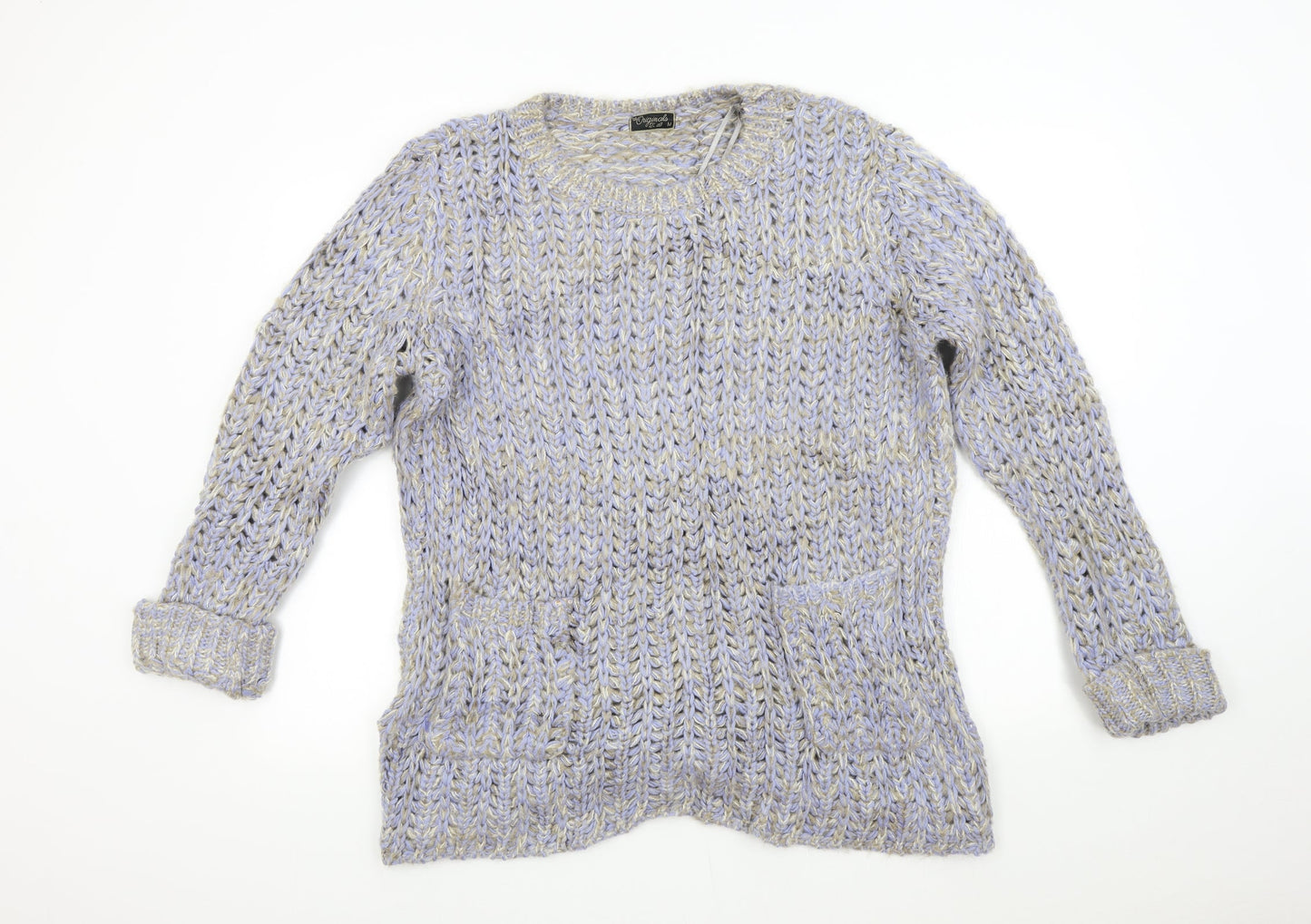 Womens UK Size M Originals Blue Pullover Jumper