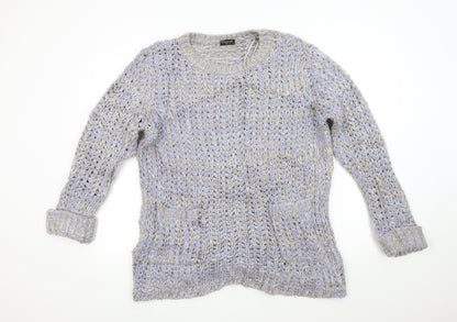 Womens UK Size M Originals Blue Pullover Jumper