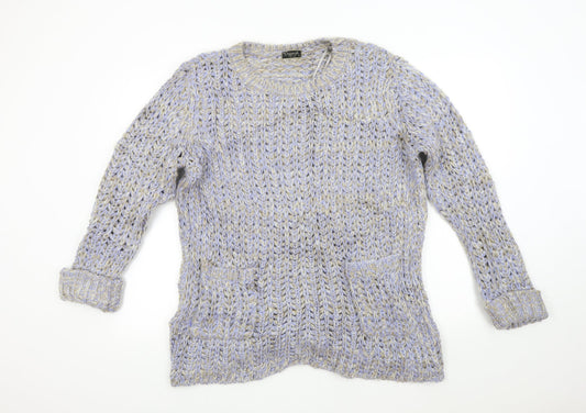 Womens UK Size M Originals Blue Pullover Jumper