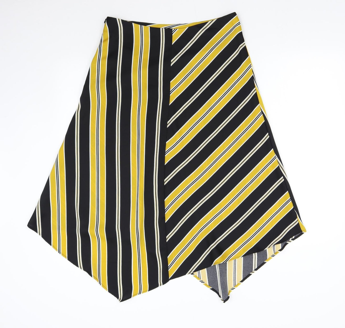 F&F Womens Multicoloured Striped  A-Line Skirt Size 12