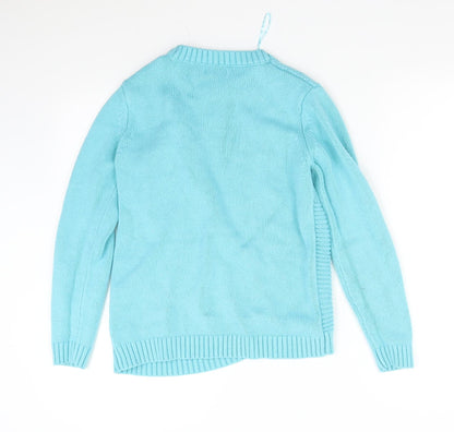 Womens UK Size M Matalan Green Pullover Jumper