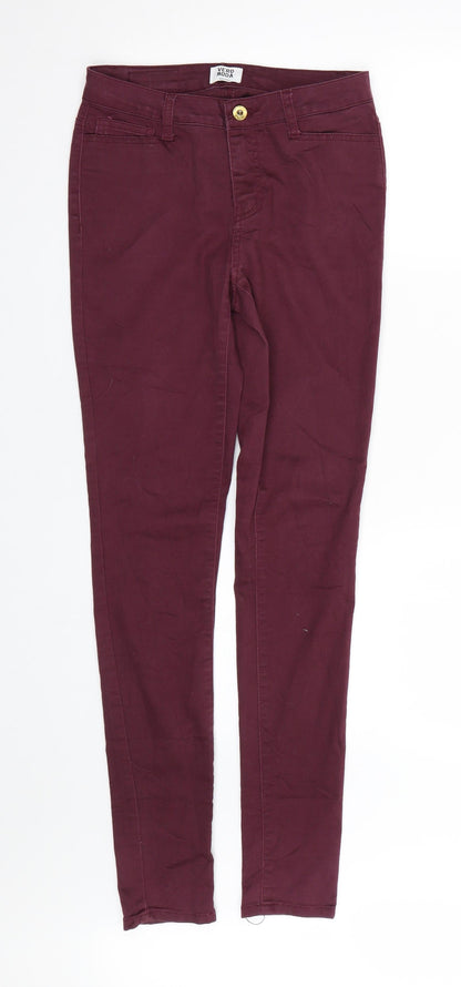 VERO MODA Womens Red  Denim Jegging Jeans Size 27 L29 in