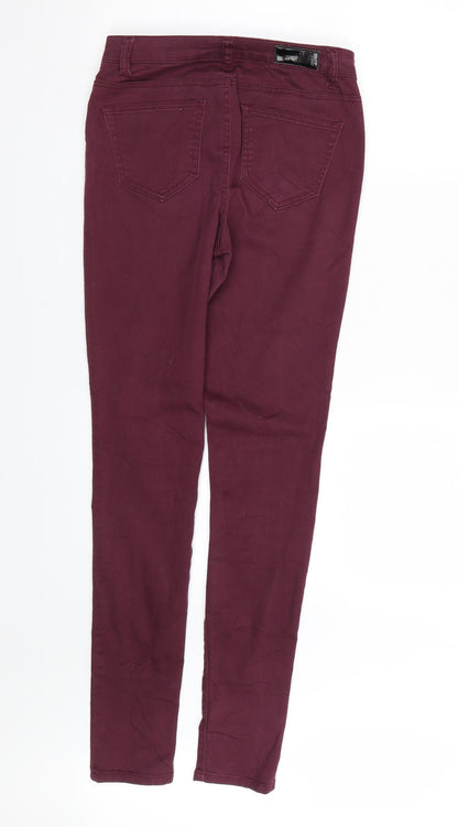 VERO MODA Womens Red  Denim Jegging Jeans Size 27 L29 in