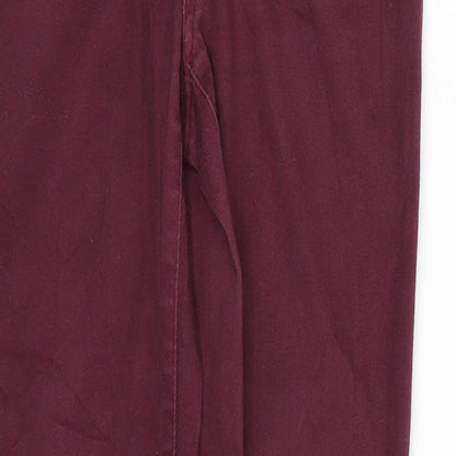 VERO MODA Womens Red  Denim Jegging Jeans Size 27 L29 in