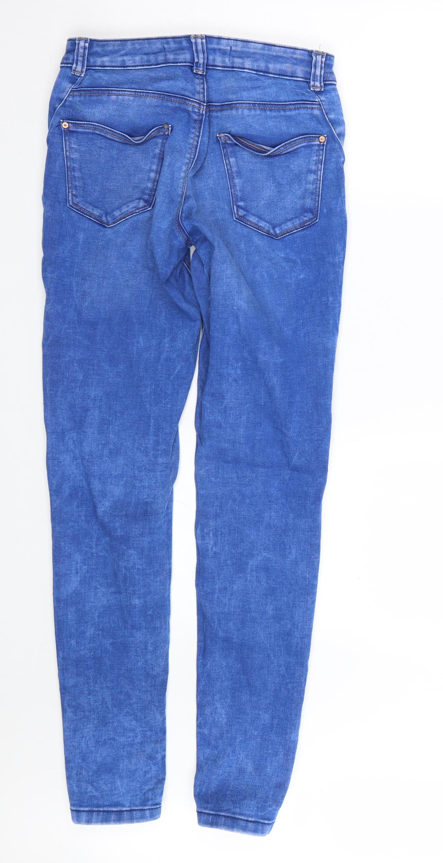 New Look Womens Blue  Denim Skinny Jeans Size 10 L29 in