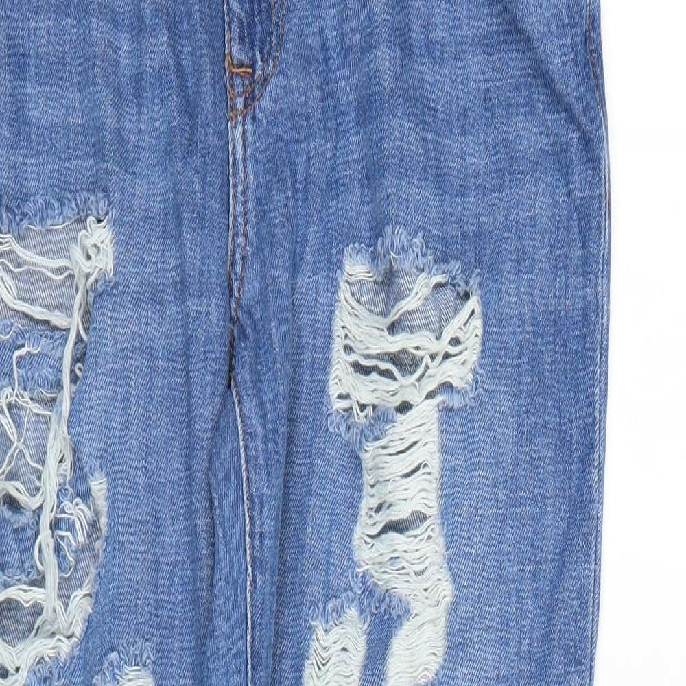 Womens UK Size 29 in FOREVER 21 Regular Fit Straight Blue Jeans