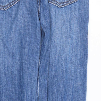 Womens UK Size 29 in FOREVER 21 Regular Fit Straight Blue Jeans