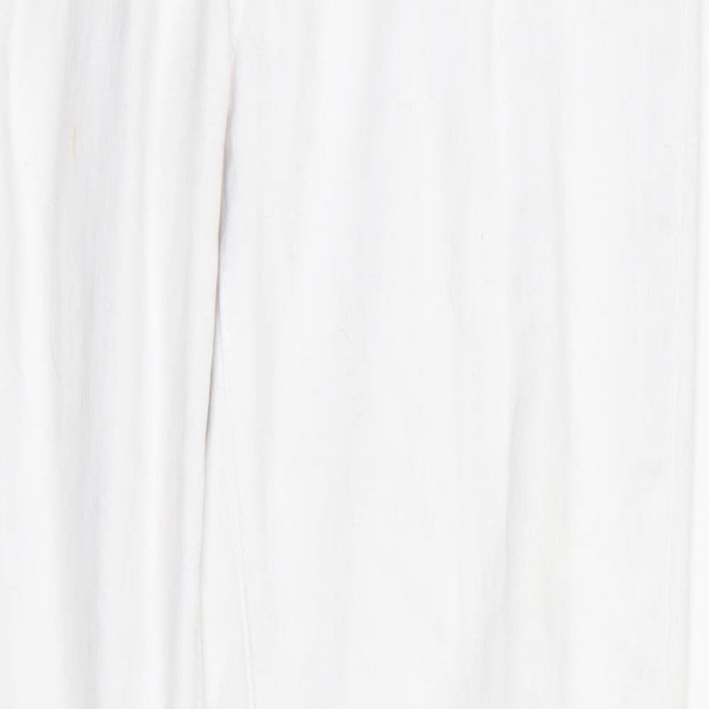Womens UK Size M Girl Vivi Regular Fit Skinny White Jeans