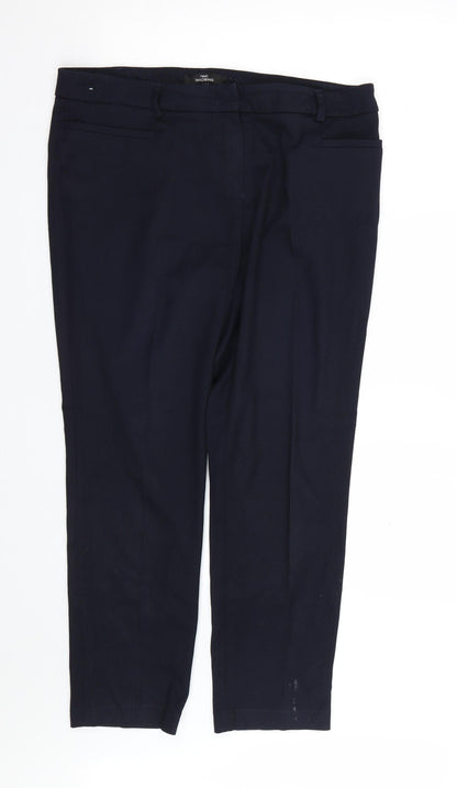 Womens UK Size 14 NEXT Regular Fit  Blue Trousers