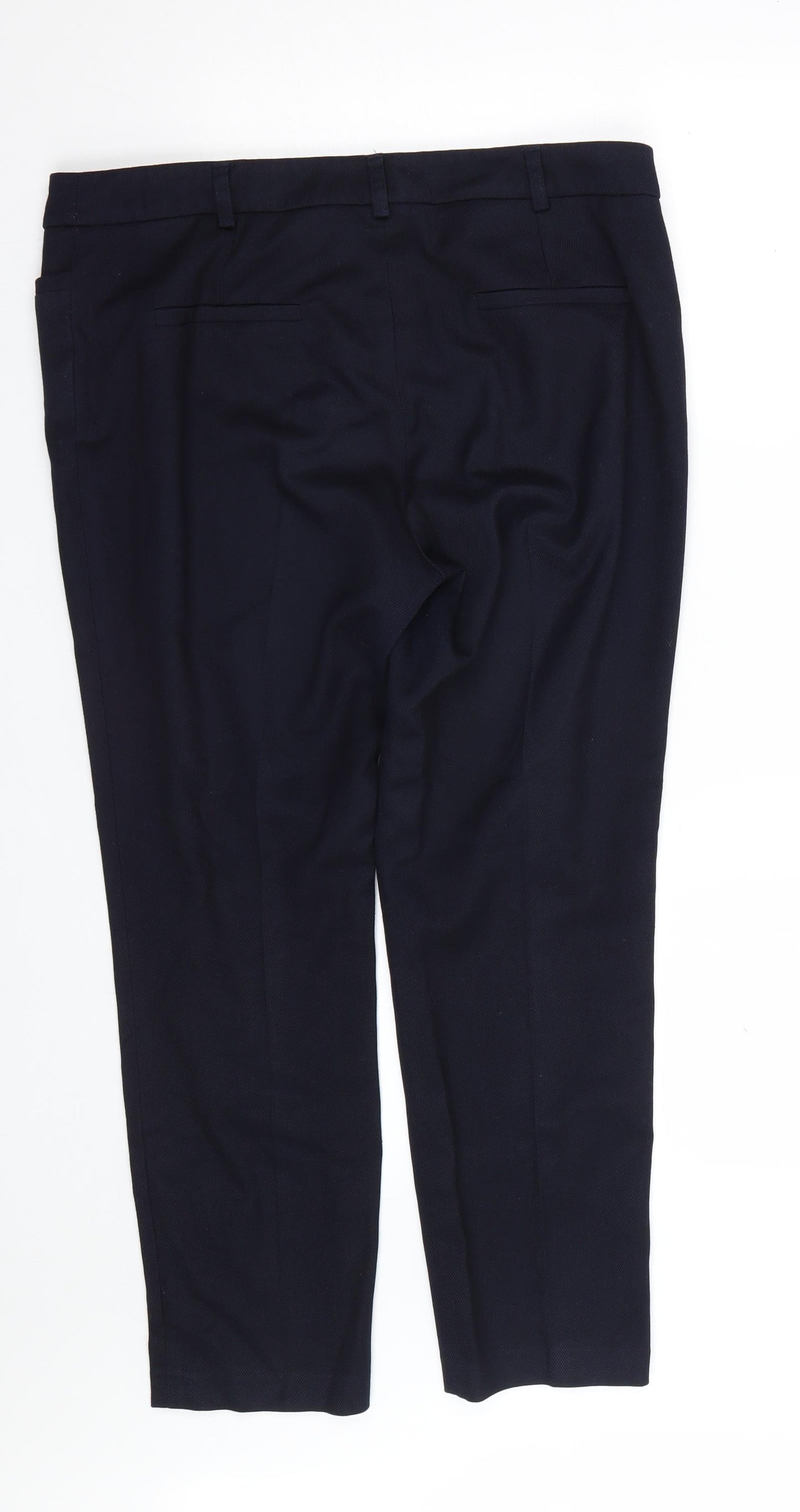 Womens UK Size 14 NEXT Regular Fit  Blue Trousers