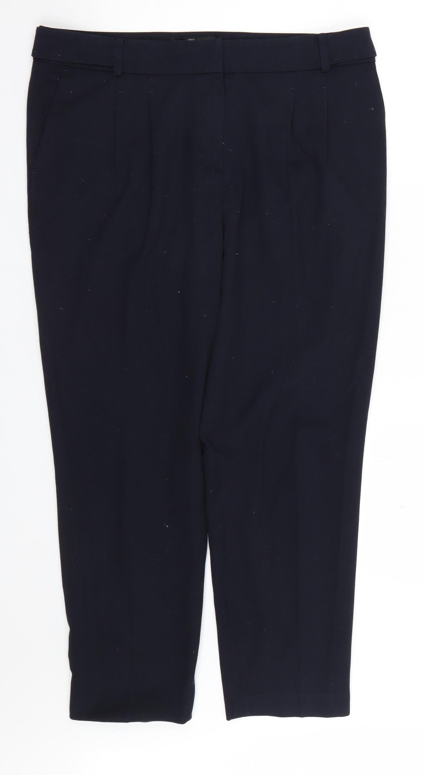 Womens UK Size 14 NEXT Regular Fit  Blue Trousers