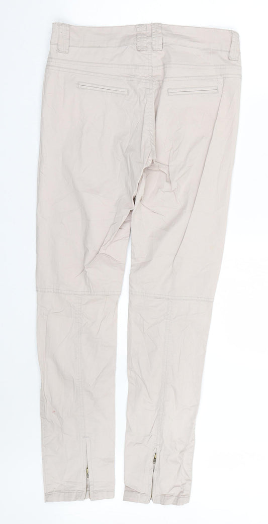 Ginatricot Womens Beige   Trousers  Size 12 L29 in