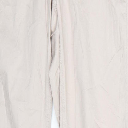 Ginatricot Womens Beige   Trousers  Size 12 L29 in