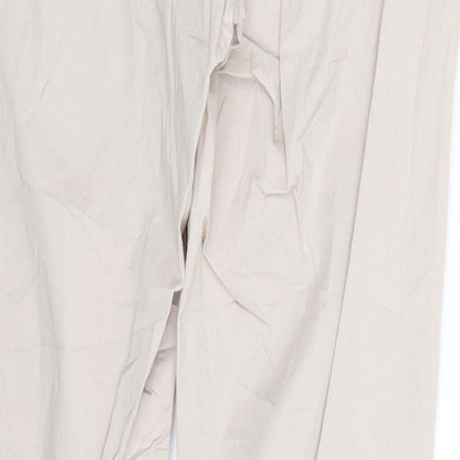 Ginatricot Womens Beige   Trousers  Size 12 L29 in