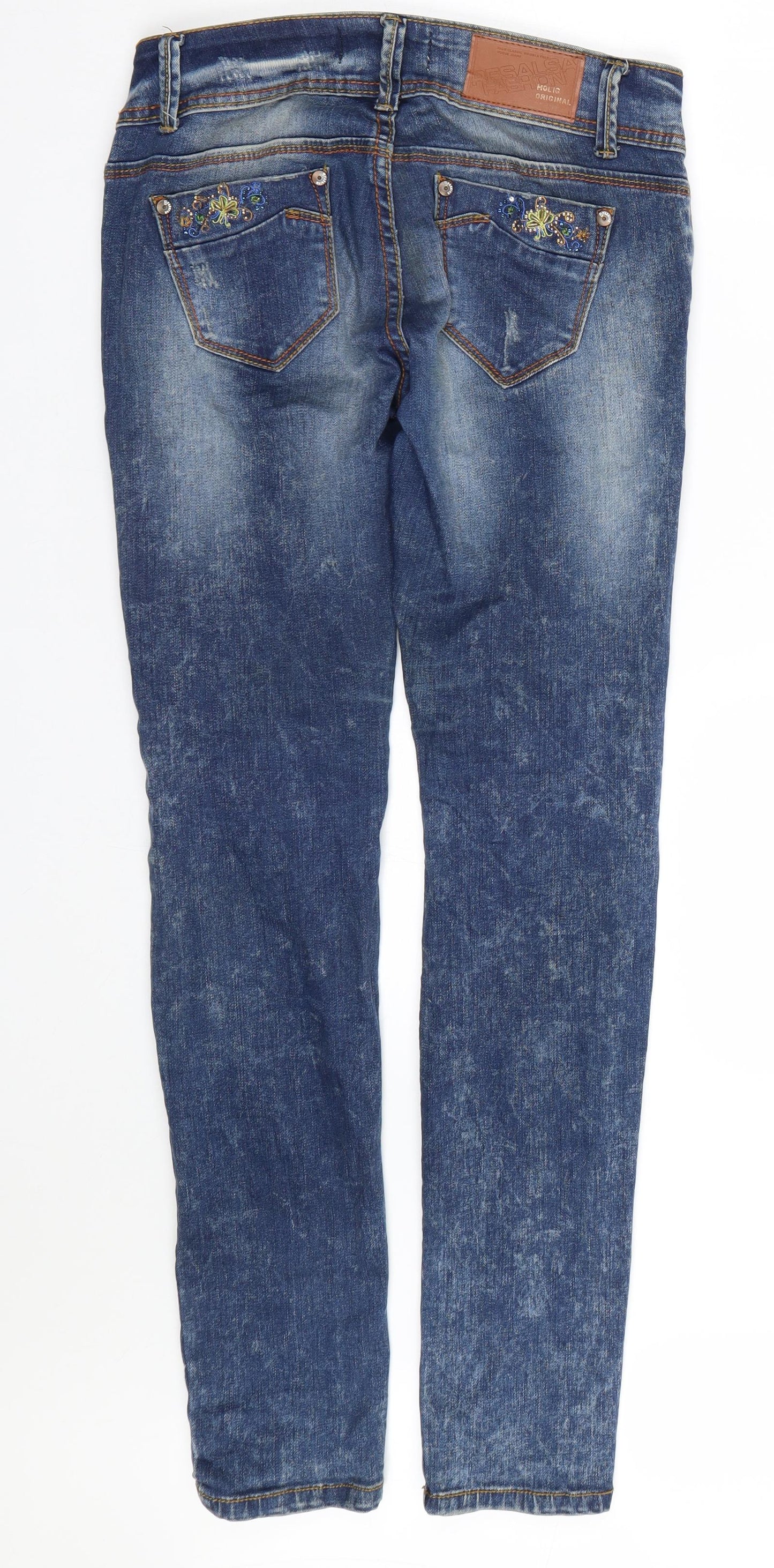 Resala Womens Blue  Denim Skinny Jeans Size 28 L28 in