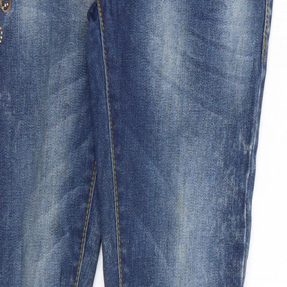 Resala Womens Blue  Denim Skinny Jeans Size 28 L28 in