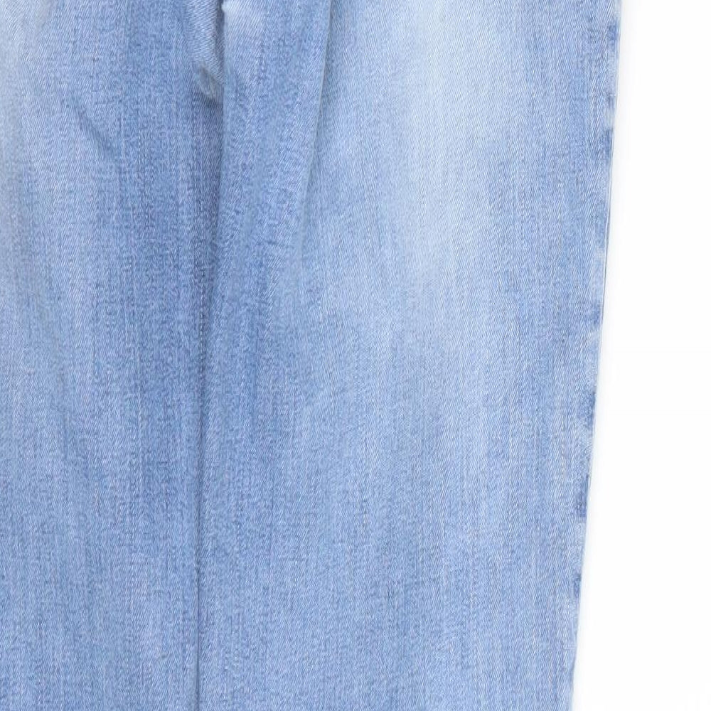 Hella miss Womens Blue  Denim Skinny Jeans Size 12 L27 in