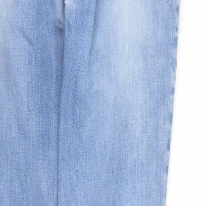 Hella miss Womens Blue  Denim Skinny Jeans Size 12 L27 in