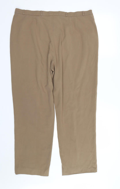 Robell Womens Brown   Trousers  Size 38 L26 in