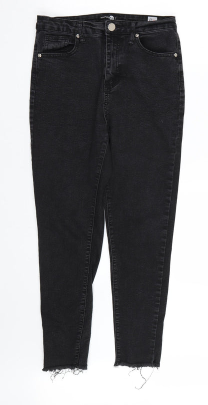 Boohoo Womens Black   Skinny Jeans Size 10 L24 in