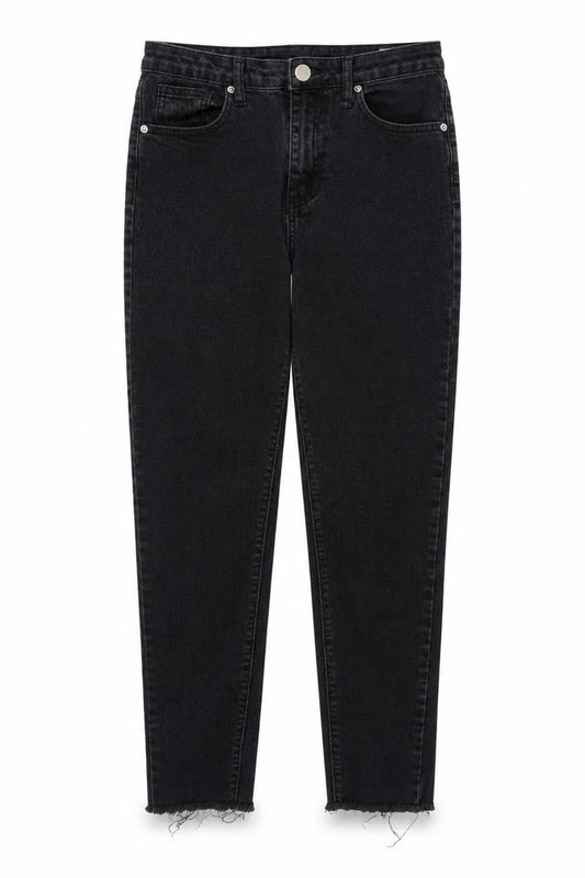 Womens UK Size 10 Boohoo Regular Fit Skinny Black Jeans