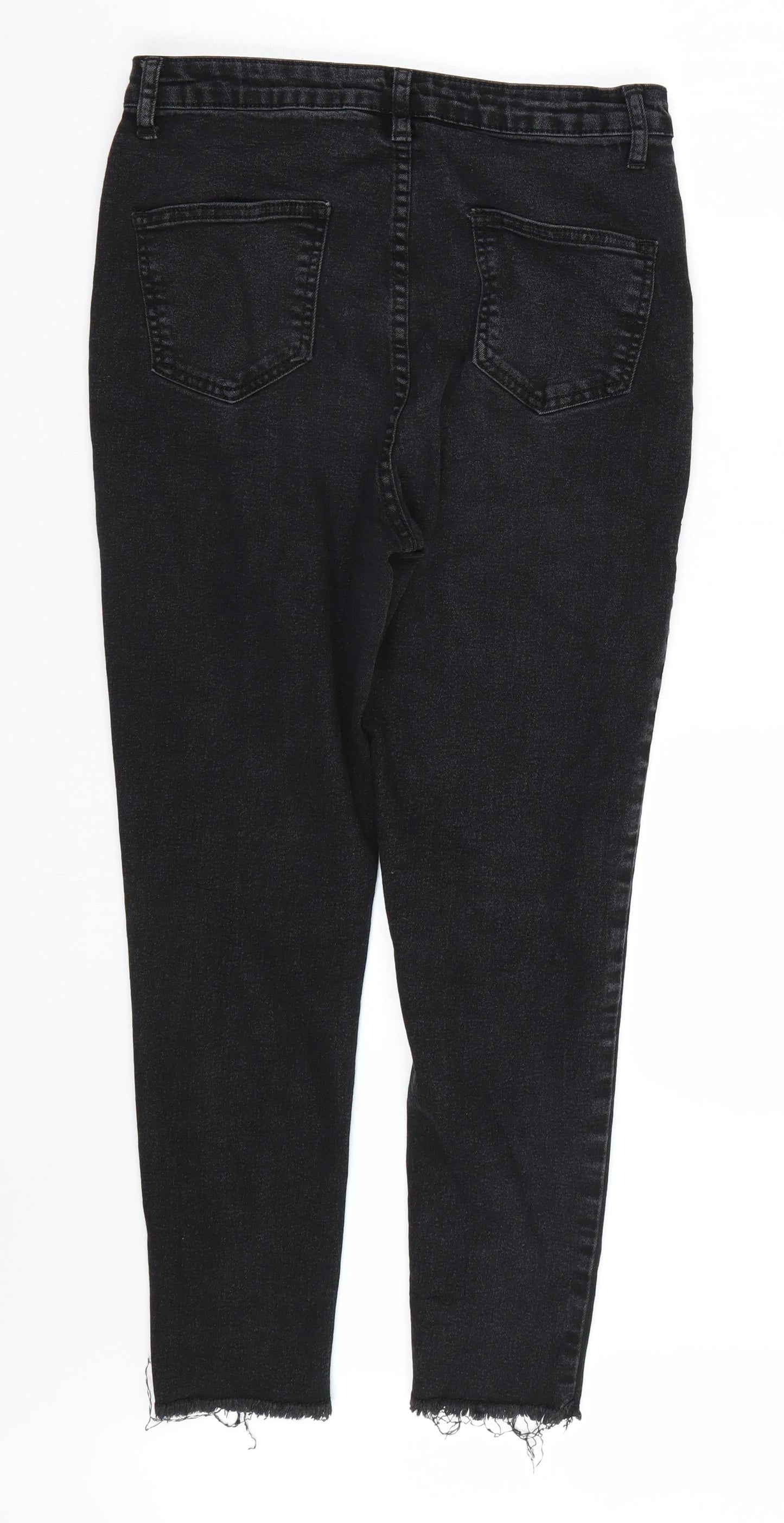 Boohoo Womens Black   Skinny Jeans Size 10 L24 in