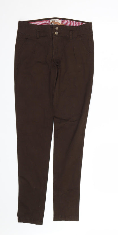 BSK Womens Brown   Trousers  Size 6 L29 in