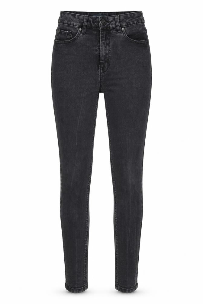 Womens UK Size 8 Papaya Regular Fit Skinny Black Jeans